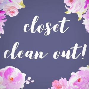 Closet Clean Out! JUST CUT ALL PRICES!